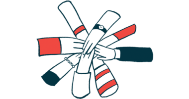 An illustration shows multiple hands coming together in a circle.